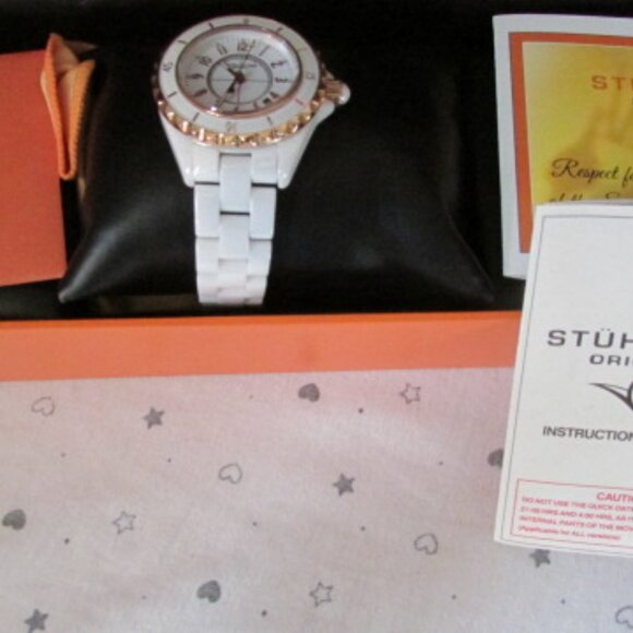 Brand new In Box Stuhrling Ceramic  watch main image 6